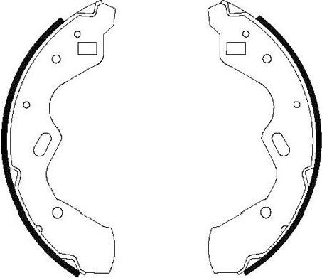 Kavo Parts BS-5419 - Комплект спирачна челюст vvparts.bg