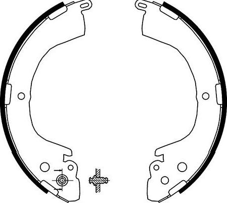 Kavo Parts BS-6411 - Комплект спирачна челюст vvparts.bg