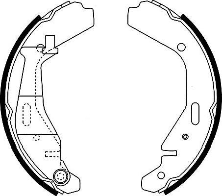 Kavo Parts BS-8926 - Комплект спирачна челюст vvparts.bg