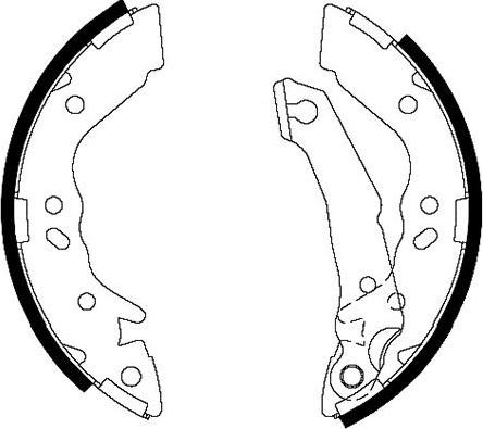 Kavo Parts BS-3405 - Комплект спирачна челюст vvparts.bg