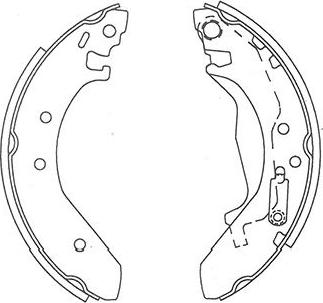 Kavo Parts BS-2905 - Комплект спирачна челюст vvparts.bg