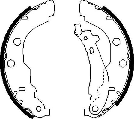 Kavo Parts BS-7416 - Комплект спирачна челюст vvparts.bg