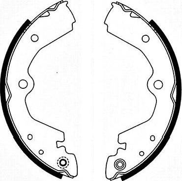 Kavo Parts BS-7430 - Комплект спирачна челюст vvparts.bg