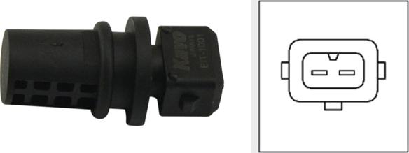 Kavo Parts EIT-1001 - Датчик, температура на входящия въздух vvparts.bg