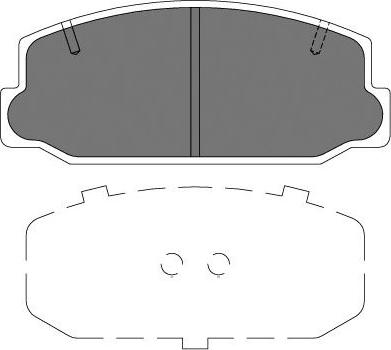 Kavo Parts KBP-9126 - Комплект спирачно феродо, дискови спирачки vvparts.bg