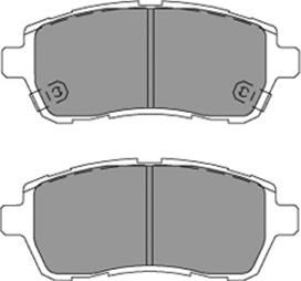 Suzuki 55810-52R51 - Комплект спирачно феродо, дискови спирачки vvparts.bg