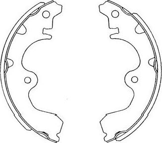 Kavo Parts KBS-9902 - Комплект спирачна челюст vvparts.bg