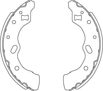 Kavo Parts KBS-5406 - Комплект спирачна челюст vvparts.bg