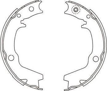 Kavo Parts KBS-6401 - Комплект спирачна челюст vvparts.bg