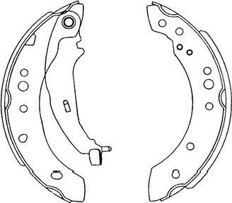 Kavo Parts KBS-6414 - Комплект спирачна челюст vvparts.bg