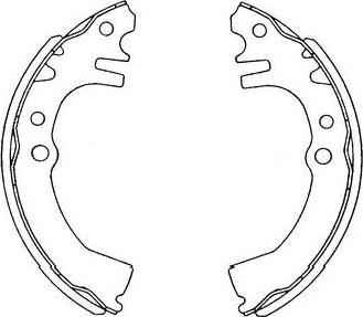 Kavo Parts KBS-1901 - Комплект спирачна челюст vvparts.bg