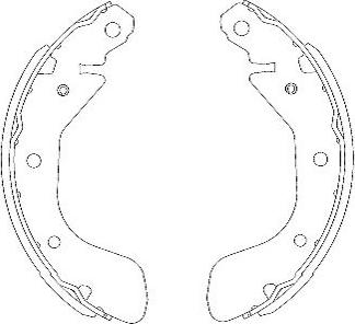 Kavo Parts KBS-1401 - Комплект спирачна челюст vvparts.bg