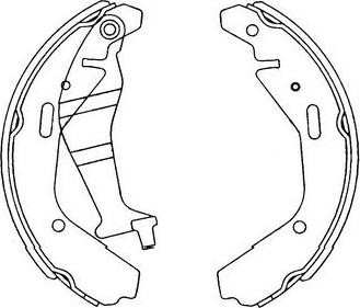 Kavo Parts KBS-8904 - Комплект спирачна челюст vvparts.bg