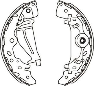 Kavo Parts KBS-3405 - Комплект спирачна челюст vvparts.bg