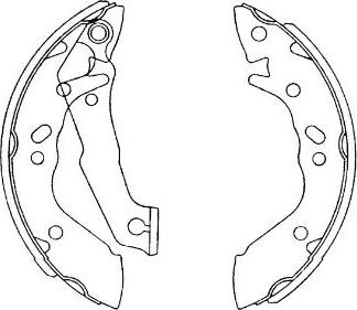 Kavo Parts KBS-3411 - Комплект спирачна челюст vvparts.bg