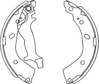 Kavo Parts KBS-3412 - Комплект спирачна челюст vvparts.bg