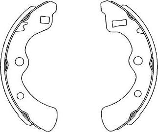 Kavo Parts KBS-2904 - Комплект спирачна челюст vvparts.bg