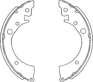 Kavo Parts KBS-2905 - Комплект спирачна челюст vvparts.bg