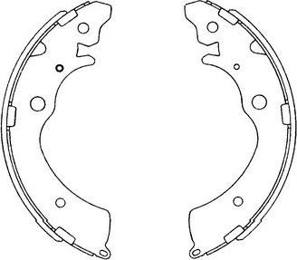 Kavo Parts KBS-2901 - Комплект спирачна челюст vvparts.bg