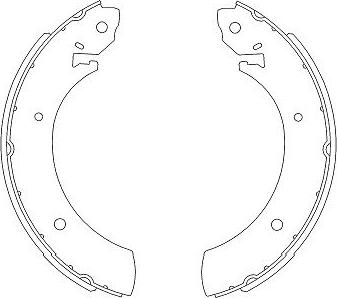 Kavo Parts KBS-7405 - Комплект спирачна челюст vvparts.bg