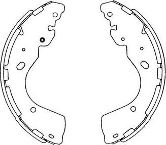 Kavo Parts KBS-7402 - Комплект спирачна челюст vvparts.bg