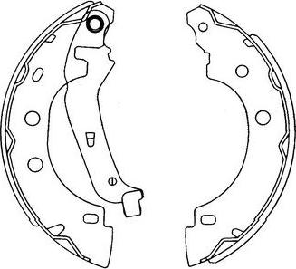 Kavo Parts KBS-7410 - Комплект спирачна челюст vvparts.bg