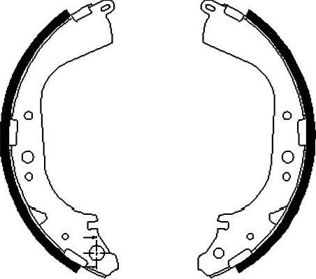 Kavo Parts KBS-7432 - Комплект спирачна челюст vvparts.bg