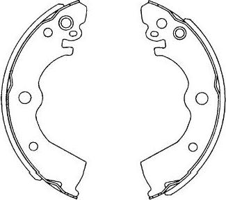 Kavo Parts KBS-7424 - Комплект спирачна челюст vvparts.bg