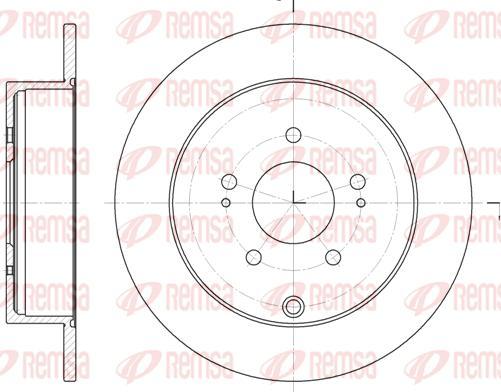 Kawe 6997 00 - Спирачен диск vvparts.bg