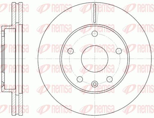 Kawe 6960 10 - Спирачен диск vvparts.bg