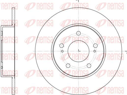 Kawe 6909 00 - Спирачен диск vvparts.bg