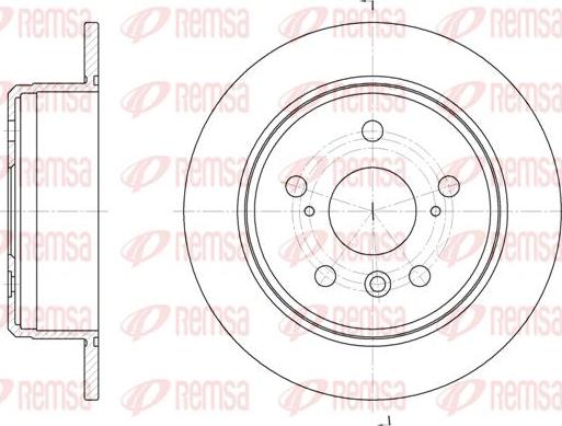 Meyle 30-15 523 0019 - Спирачен диск vvparts.bg