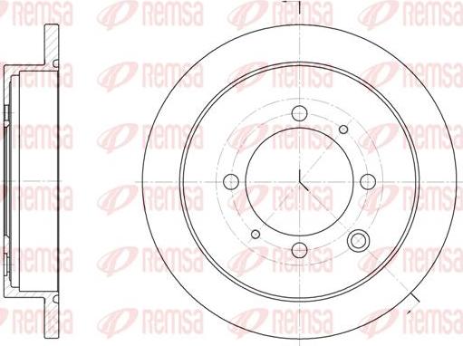 Kawe 6907 00 - Спирачен диск vvparts.bg