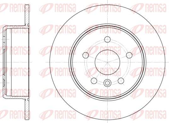 Kawe 6914 00 - Спирачен диск vvparts.bg