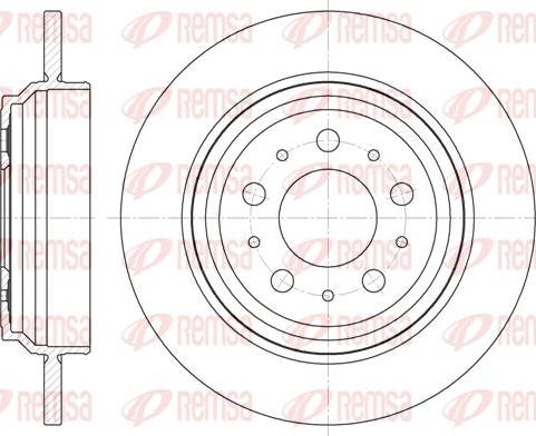 Kawe 6916 00 - Спирачен диск vvparts.bg