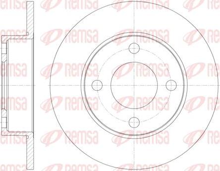 Kawe 6917 00 - Спирачен диск vvparts.bg