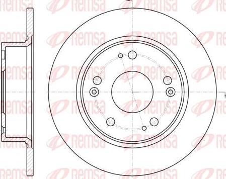 Kawe 6984 00 - Спирачен диск vvparts.bg