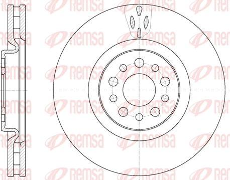 Delphi BG3898C - Спирачен диск vvparts.bg