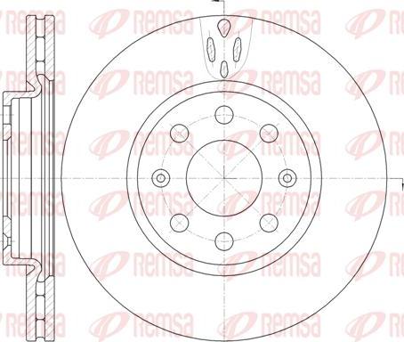 Kawe 6981 10 - Спирачен диск vvparts.bg