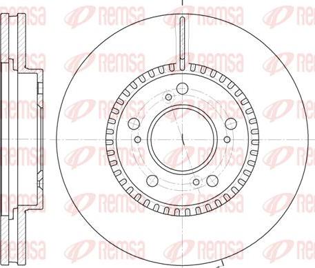 Kawe 6938 10 - Спирачен диск vvparts.bg