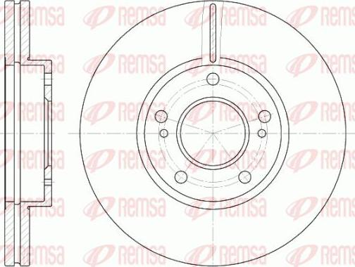 Kawe 6937 10 - Спирачен диск vvparts.bg