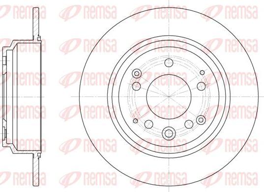 Kawe 6922 00 - Спирачен диск vvparts.bg