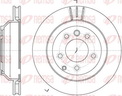 Kawe 6971 10 - Спирачен диск vvparts.bg