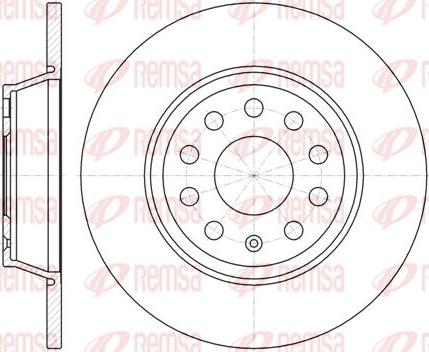 Kawe 6973 00 - Спирачен диск vvparts.bg