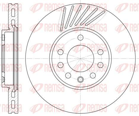 Kawe 6494 10 - Спирачен диск vvparts.bg