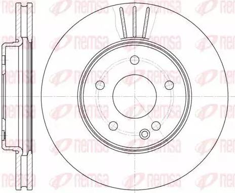 Kawe 6495 10 - Спирачен диск vvparts.bg