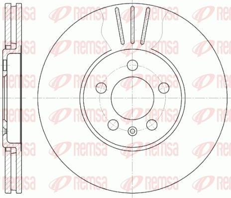 Kawe 6493 10 - Спирачен диск vvparts.bg