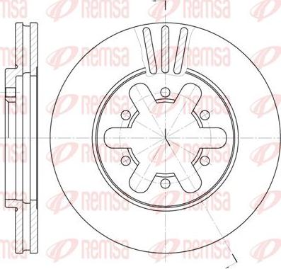 Kawe 6450 10 - Спирачен диск vvparts.bg