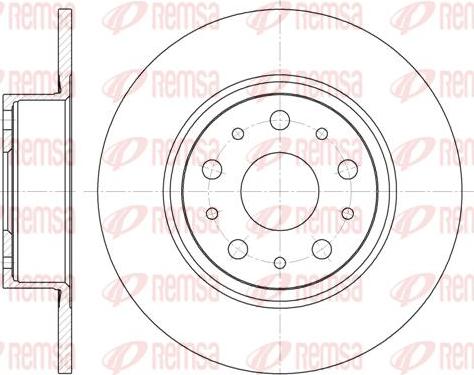 Kawe 6457 00 - Спирачен диск vvparts.bg