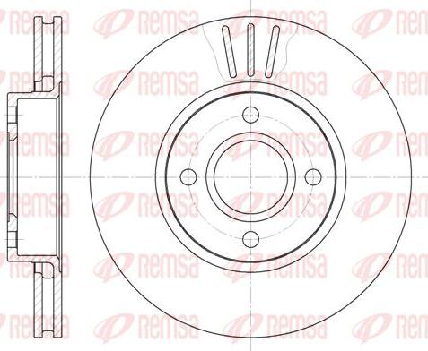 Kawe 6469 10 - Спирачен диск vvparts.bg